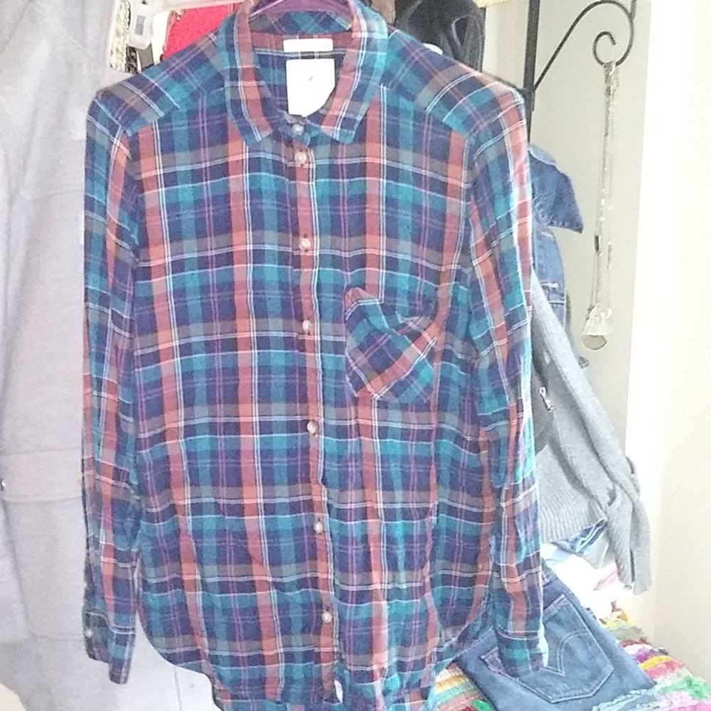 American eagle boyfriend fit flannel